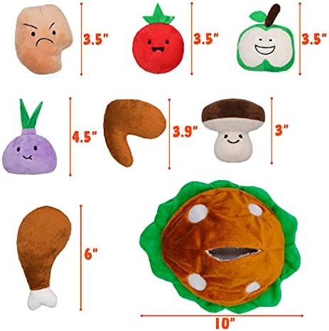 Thanksgiving Dog Toy, Hide and Seek Turkey Puzzle for Small Dogs