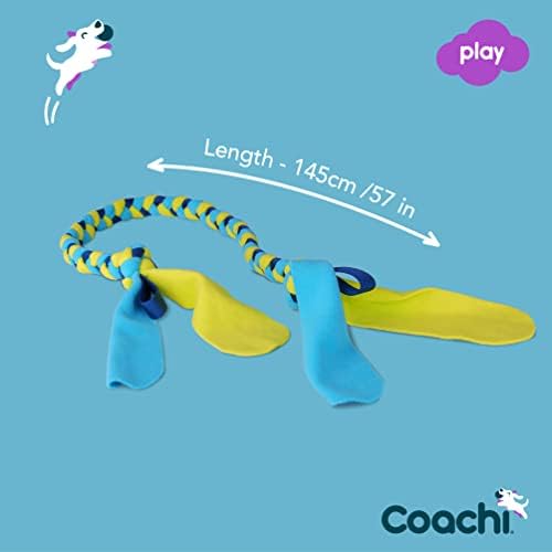 Coachi Tuggi Tug - Interactive Dog Toy for Tug of War & Play
