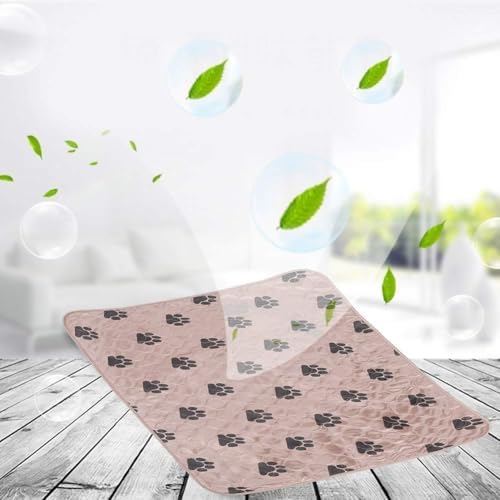 Reusable Dog Pee Pads, Waterproof Training Pads for Dogs, Dog Pee Pad Urine Mat for Pet Dogs Cats(70*80cm-Brown )
