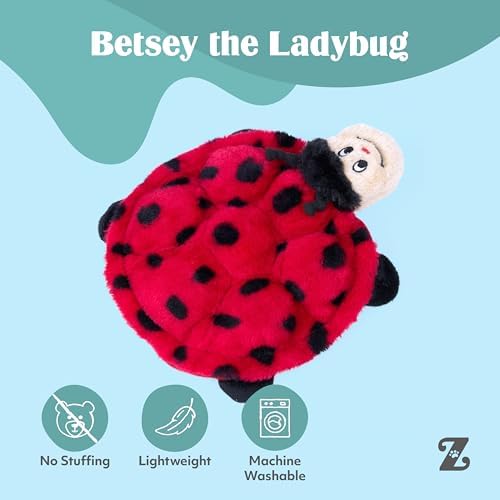 ZippyPaws Squeakie Crawler No Stuffing Dog Toy to Keep Them Busy - 10"