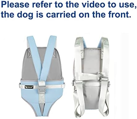 Leconpet Pet Dog Carrier Legs Out Front Backpack Adjustable Teddy Outdoor Chest Backpack for Small and Medium Dog with Fixed Buckle on the Back, More Comfortable to Carry (Large, Pink)