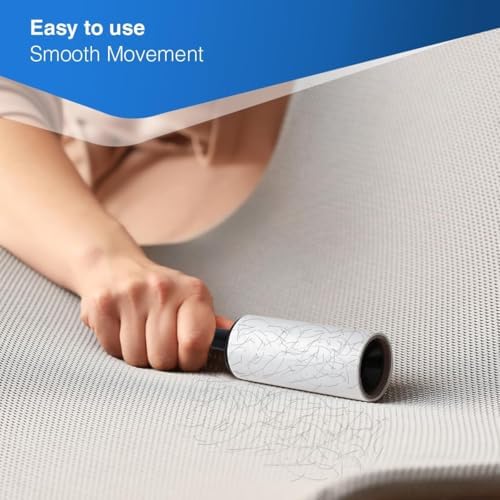 ARVO Lint Roller for Pet Hair and Dust, Lint Rollers for Clothes, Furniture’s and Carpet, Sticky Roller Contains 90 Sheets with 1 Handle with 1 Roll