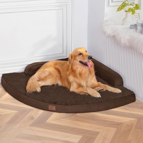 MEKIY Orthopedic Waterproof Dog Bed with Sides for Large Sizes Dogs