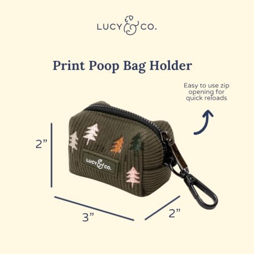 Lucy & Co. Take a Hike Corduroy Poop Bag Holder