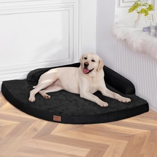 MEKIY Orthopedic Waterproof Dog Bed with Sides for Extra Large Sizes Dogs