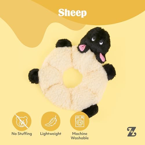 ZippyPaws Loopy No Stuffing Dog Toys to Keep Them Busy - 10"