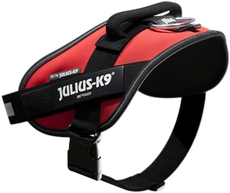 Julius-K9, 16IDC-R-0, IDC Powerharness, Dog Harness, Size: 0, Red
