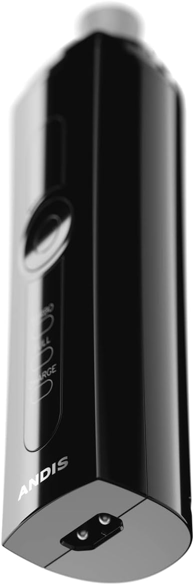 Andis 66750 Professional 2-Speed Cord/Cordless Nail Grinder, Black | Dual-speed motor, fine-grit & premium grindstones, rechargeable dog nail clipper alternative