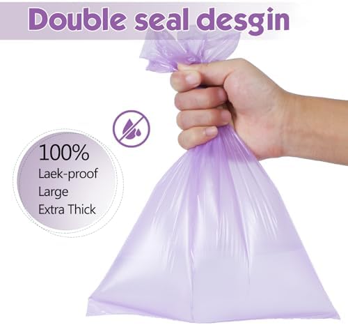 Dog Poop Bags Rolls: Large Leak Proof Hands Stay Clean Easy Tear 1140Count