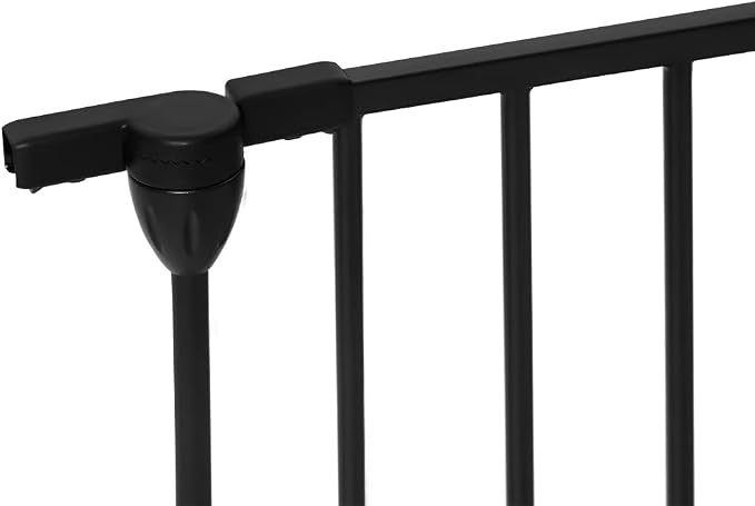 COMOMY Gate Extension 30" Tall, Suitable for 80" and 198" Wide Iron Fence Door of COMOMY, Create a Spacious and Secure Environment for Your Pets, Black
