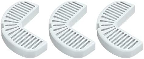 Pioneer Pet Replacement Filters for Ceramic & Stainless Steel Fountains, Raindrop Filters (3 Filters),White