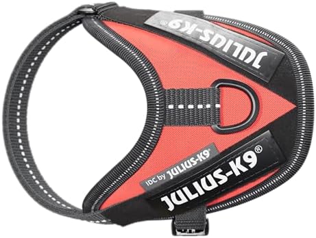 Julius-K9, 16IDC-R-B1, IDC Powerharness, Dog Harness, Size: Baby 1, Red