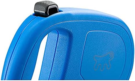 Ferplast Retractable Dog Lead Extendable Dog Leash Dogs Flippy ONE Cord S, Retractable Cord 4,5 m, max 12 kg, Blue