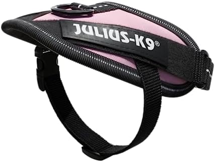 Julius-K9, 16IDC-PN-B1, IDC Powerharness, Dog Harness, Size: Baby 1, Pink