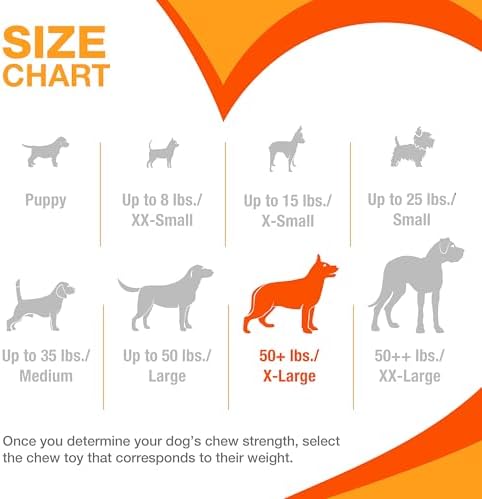 Nylabone Power Chew Double Action Barbell Bone Dog Chew Toy, X-Large