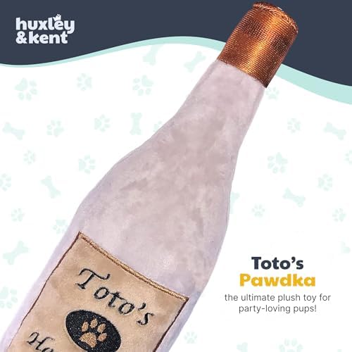 Huxley & Kent Power Plush Squeaky Dog Toy, Toto's Pawdka, Large