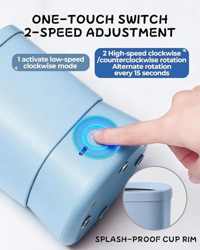 Electric Dog Paw Cleaner for Dogs，2 Speeds Automatic Dog Foot Paw Washer for Medium Large Cat Dog Pet