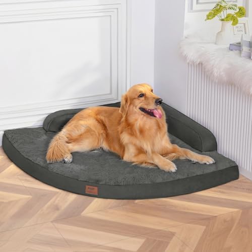 MEKIY Orthopedic Waterproof Dog Bed with Sides for Large Sizes Dogs