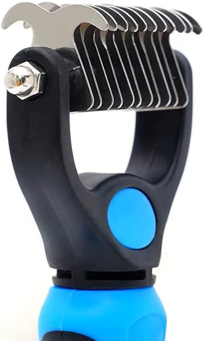 Pet Grooming Brush & Pet Hair Remover Glove Bundle | Keep your pet looking great and your home cleaner with the AJJT Pet Grooming Brush & Hair Removal Glove Bundle.