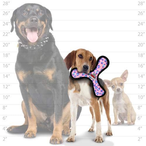 TUFFY® : (2 Pack Boomerang Dog Toy: Ultra Durable Plush Toy with Multiple Layers & Reinforced Seams, Washable and Floats, Original Construction