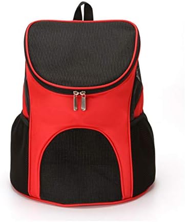 ESUPPORT Dog Carrier Backpack, Pets Bag Carrier Pet Outdoor Backpack Holds Dogs up to 3 kg, Dog Travel Bag with Mesh Window for Walking Hiking Bike Camping Outdoor and Motorcycle
