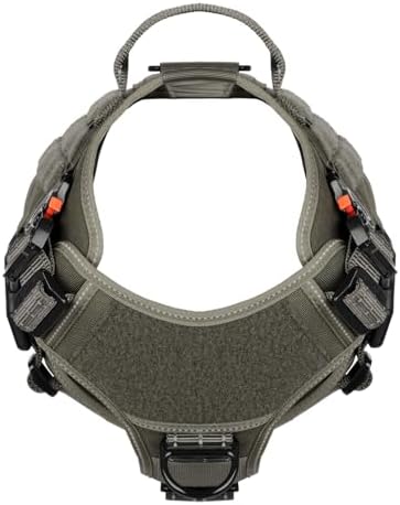 ICEFANG Tactical Dog Harness,for X-Large Dogs,Reflective No Pull Dog Vest