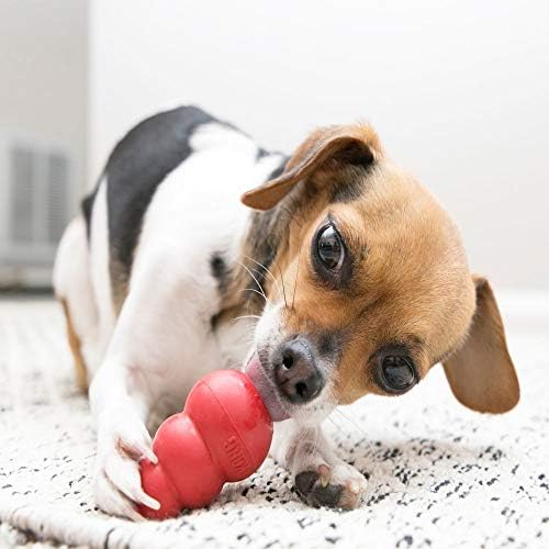 KONG Classic Stuffable Dog Toy, Natural Rubber Chew, for Extra Small Dogs