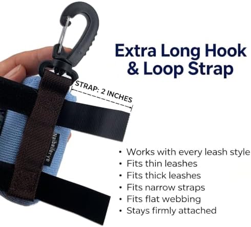Cute Dog Poop Bag Holder for Leashes Doggie Bag Holder (Blue)