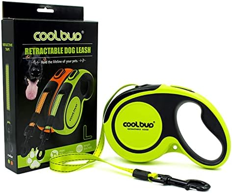 360° Tangle-Free,Heavy Duty Retractable Dog Leash with Anti-Slip Handle