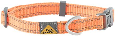 Browning Classic Webbing Collar, Small, 5/8 x 10-16IN Safety Orange