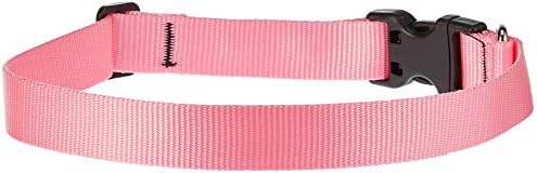 LupinePet Basics 1" Pink 16-28" Adjustable Collar for Large Dogs