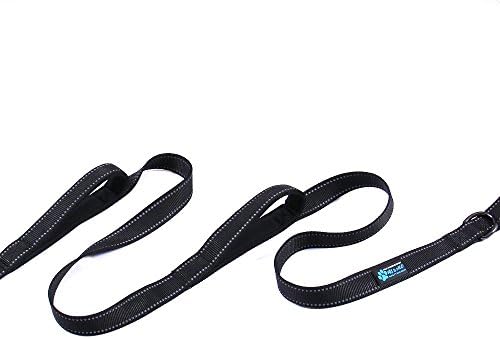 Max and Neo Triple Handle Reflective Traffic Dog Leash (Orange)