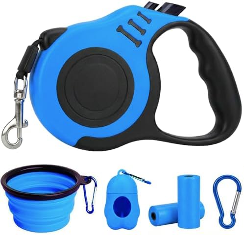 PETIMP Retractable Dog Leash Lightweight 16FT Leash Set