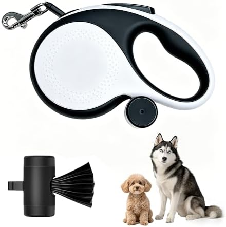 JALOVE Retractable Dog Leash for Small Dogs, 16ft Up to 66 lbs