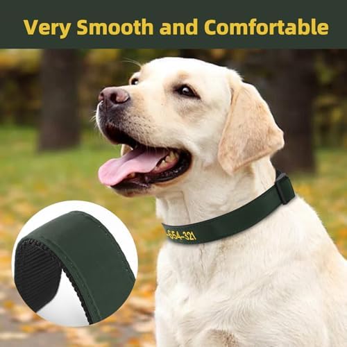 Kuley Personalized Dog Collar, Embroidered with Pet Name and Phone Number