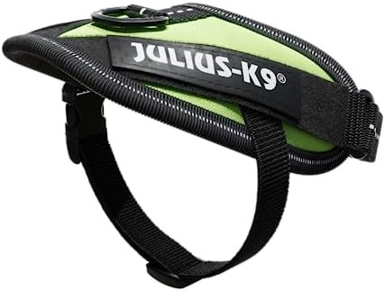 Julius-K9, 16IDC-NE-B1, IDC Powerharness, Dog Harness, Size: Baby 1, Neon Green