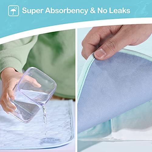 Avont Washable Pee Pads for Dogs, 2 Pack Reusable Puppy Pads Waterproof Pet Whelping Pad, 34" x 36" Highly Absorbent Potty Training Incontinence Mat for Crate Playpen Kennel