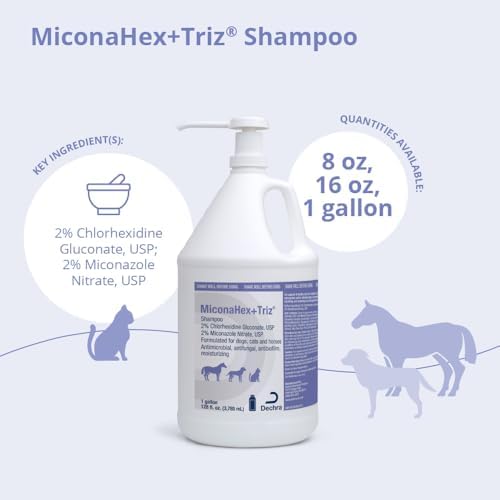 MiconaHex+Triz Shampoo for Dogs, Cats and Horses, Gallon