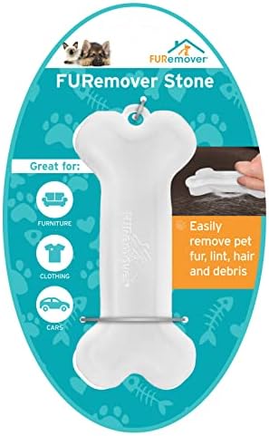 FURemover Pet Hair Removal Stone, Lint Brush Alternative, Clean Clothing, Upholstery and More