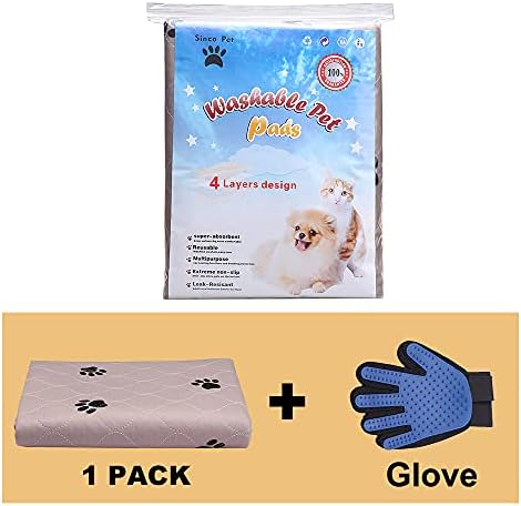 Washable Puppy Pads - Reusable, Super Absorbing, Waterproof, Large Dog Pee Pad for Dog Bed Mat