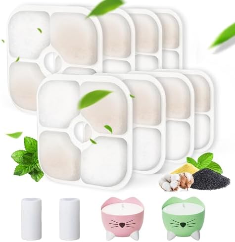 Cat Water Fountain Filter Replacement for PIXI Pet Water Fountain