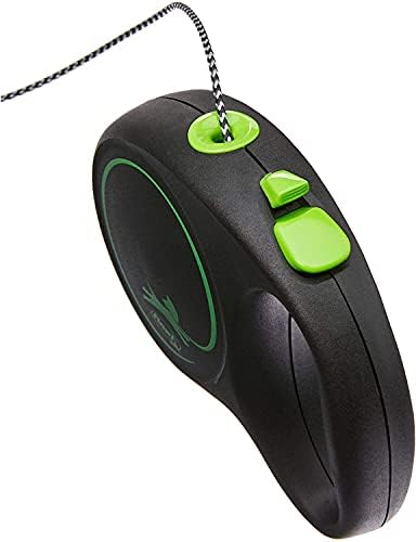 Flexi Black Design Cord Green Extra Small 3m Retractable Dog Leash/Lead for Dogs up to 8kgs/18lbs