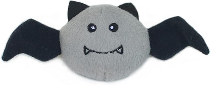 ZippyPaws Burrow- Interactive Dog & Puppy Toys for Boredom, Stimulating Pet Products to Keep them Busy, Hide & Seek Plush Dog Puzzle, Enrichment Squeaky Toy, For Small & Medium Dogs- Pumpkin with Bats