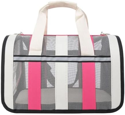 Cat, Dog Carrier, Airline Approved Pet Carrier for Cats and Dogs up to 20 Lbs, Soft, Foldable, Washable Travel Bag for Small to Medium Pets, Portable Comfortable Cat Dog Carrier for Home Outdoor Use