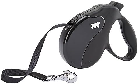 Retractable Dog Lead Amigo Tape L, Extendable Tape, 5 m, Max 50 kg, Black