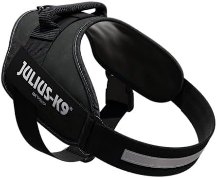Julius-K9, 16IDC-P-1, IDC Powerharness, Dog Harness, Size: 1, Black