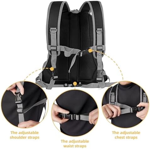 WOYYHO Pet Dog Carrier Backpack, Ventilated Small Dog Front Backpack