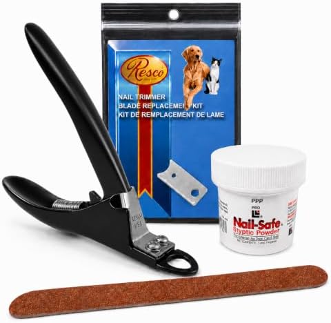 Resco USA-Made Deluxe Dog Nail Clipper Kit, Universal Size