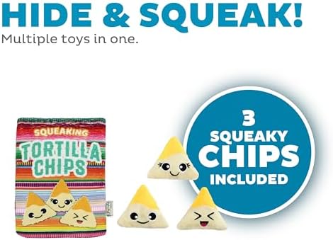 Outward Hound Snack Bag Tortilla Chips Puzzle Squeaky Dog Toys