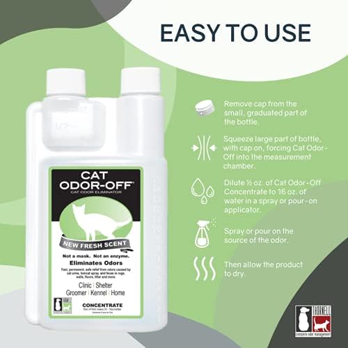 Odorcide Cat Odor-Off Concentrate Bundle, Fresh Scent